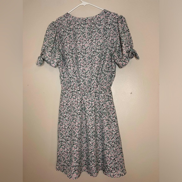 Show me your mummy pink/green floral mini dress - Picture 2 of 5